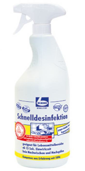 Schnelldesinfektions-Spray Dr. Becher für Flächen ohne Nachwischen HACCP 1L "MADE IN GERMANY"